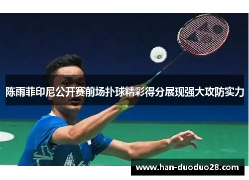 陈雨菲印尼公开赛前场扑球精彩得分展现强大攻防实力